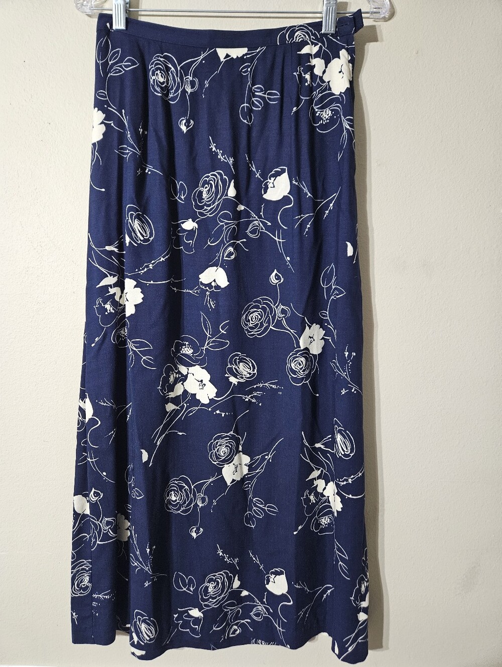 Van Husen Floral Maxi Skirt Medium